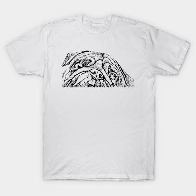 Pug T-Shirt by Nimmersatt